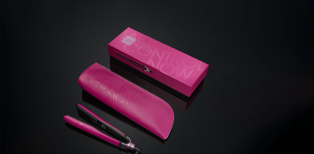 GHD PLATINUM + HAIR STRAIGHTENER LIMITED EDITION IN ORCHID PINK
